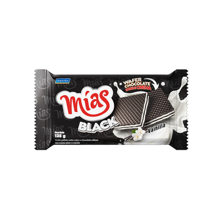 Galletas Mias Black Doble Vainilla 135G