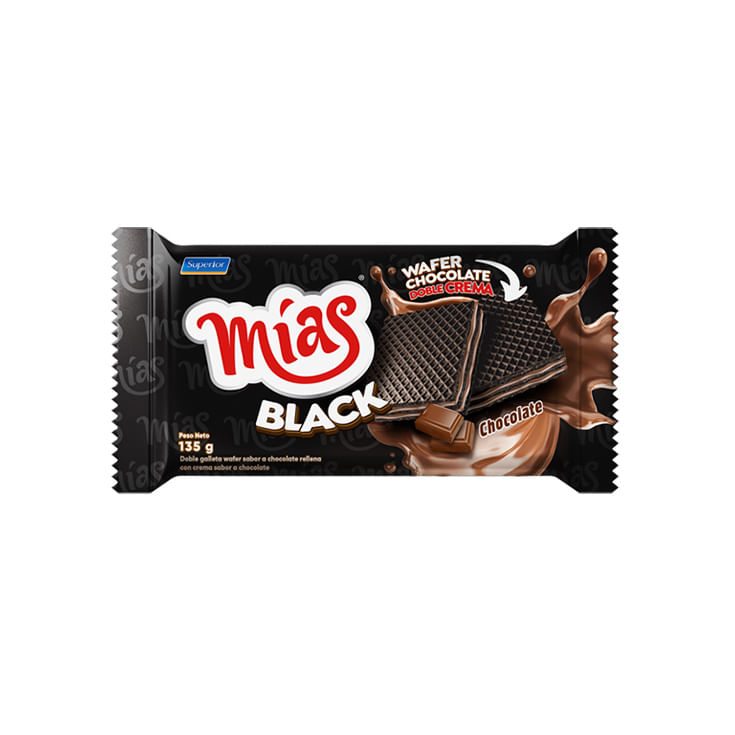 Galletas Mias Black Doble Chocolate 135G