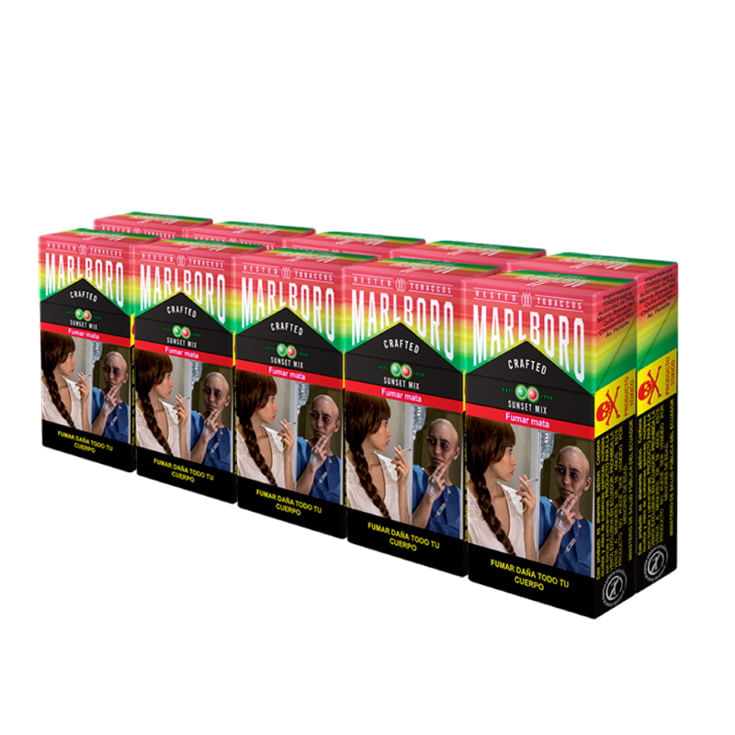 Cigarrillo Marlboro Sunset Mix Ks Box 10 Paquete