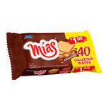 Galletas Wafer Rellenas De Crema Sabor a Chooclate Mías 157 gr