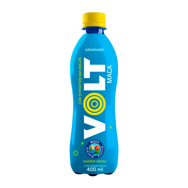 Bebida Energizante Arándano Maca Volt 400 ml