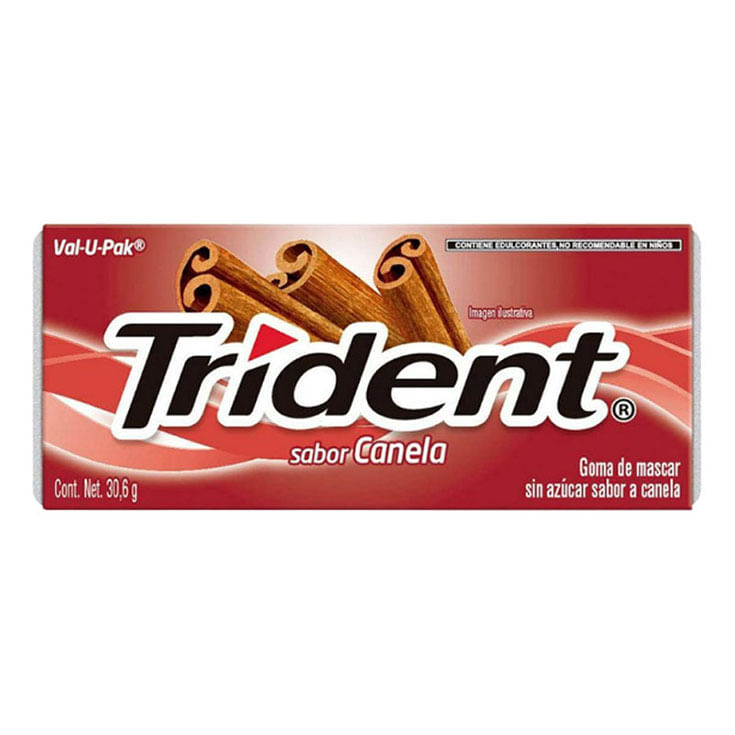 Chicle Trident Canela 30.6 G