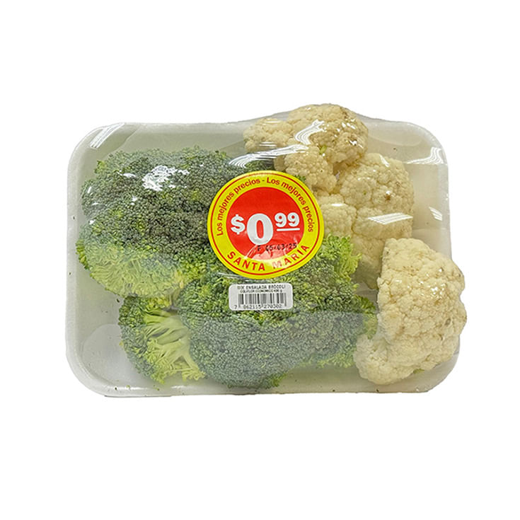 Amarilla Mix Ensalada Brocoli/Coliflor Bandeja