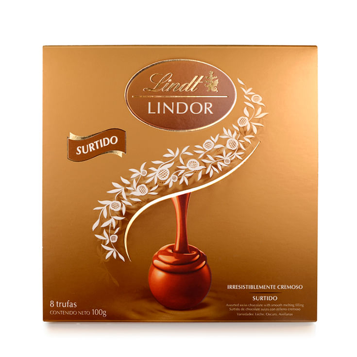 Chocolate Con Relleno Surtido Lindt Lindor 100 gr