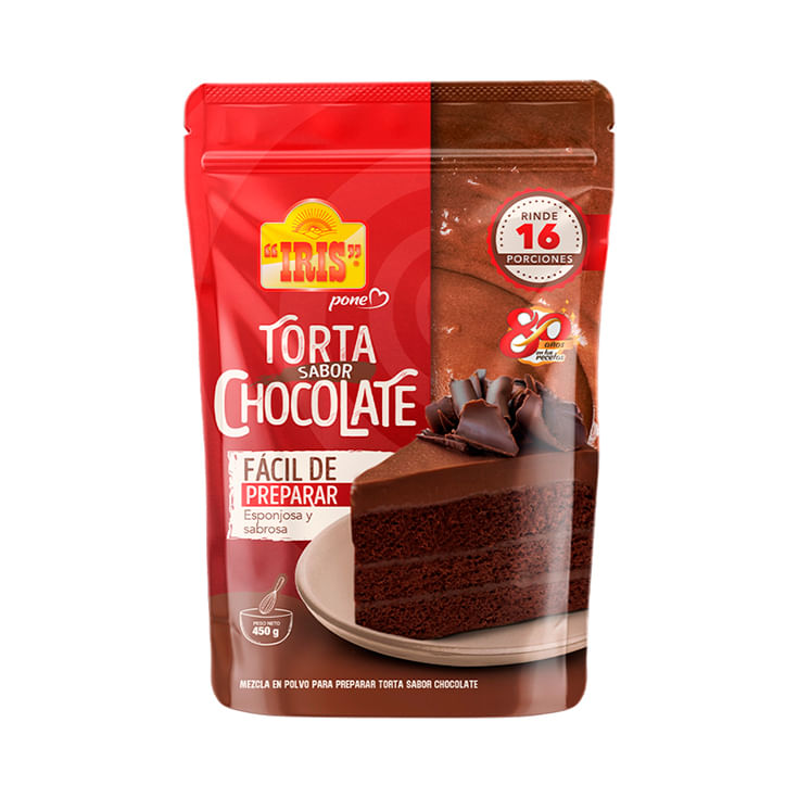 Torta De Chocolate Iris 450 gr