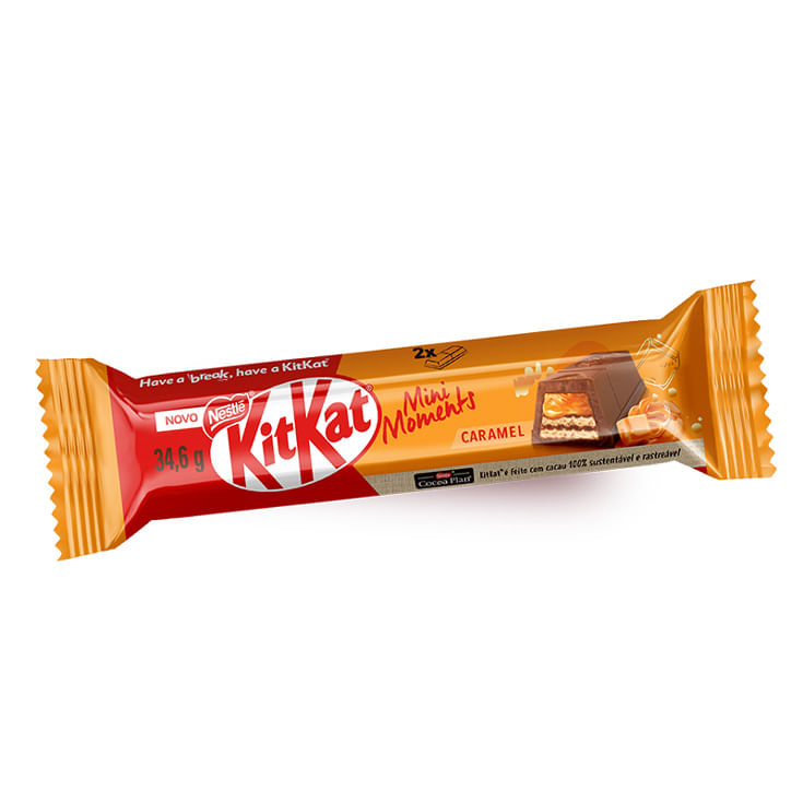 Galleta Chocolate Rellena De Caramelo Kitkat 34.6G