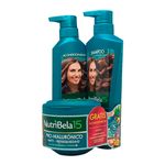 Nutribela Pack1 Pro-Hialurónico Sh 400 Ml+Trat 300 Ml Gratis Aco 370 Ml