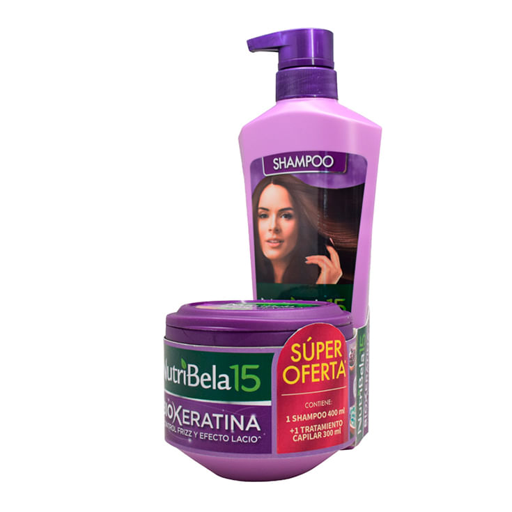 Nutribela Pack Biokeratina Sh 400 Ml+Trat 300 Ml