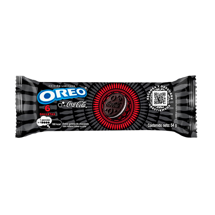 Galleta de Chocolate Sabor a Cola Oreo 54GR