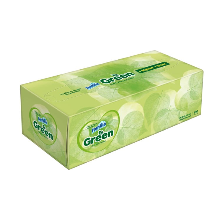 Toalla Familia Green De Manos X 100 Un.