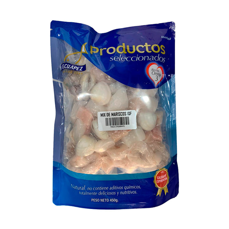 Mix De Mariscos Ecuapez Funda 454 Gr