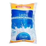 Santa Maria Leche Semidescremada Larga Vida Uht Funda 1 Lt