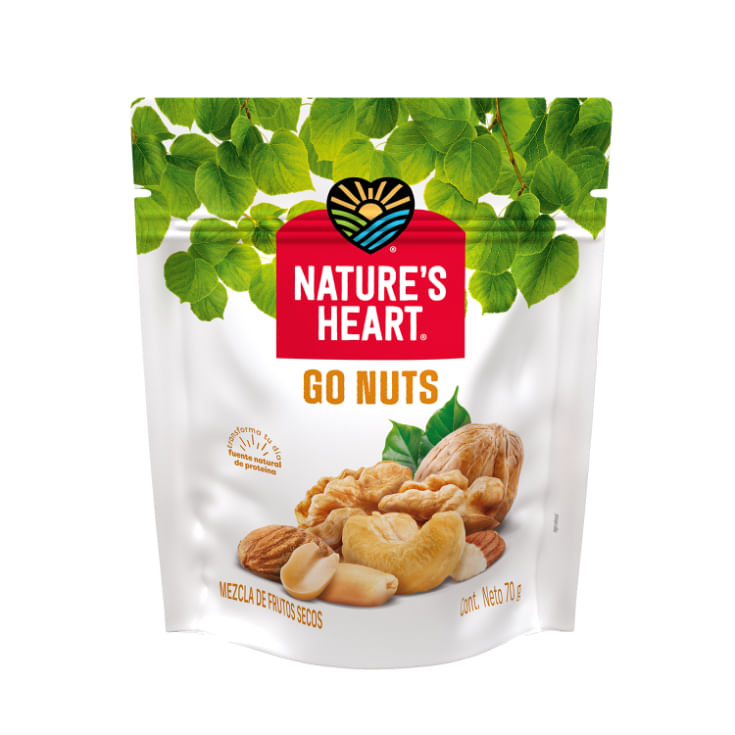 Go Nuts Nature´S Heart Mezcla De Frutos Secos 70 Gr