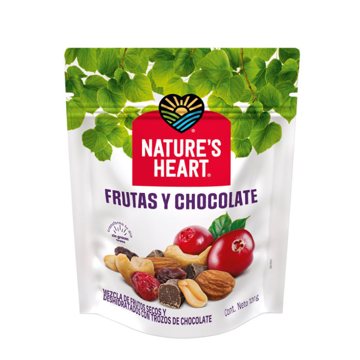 Frutas y Chocolate Natures Heart 120GR