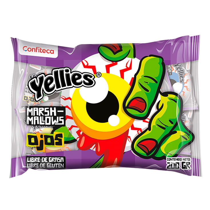 Marshmallows Ojos Rellenos Yellies 200GR