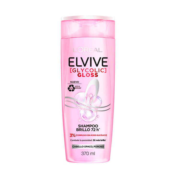 Shampoo Glycolic Gloss L'oreal Paris Elvive 370 ml