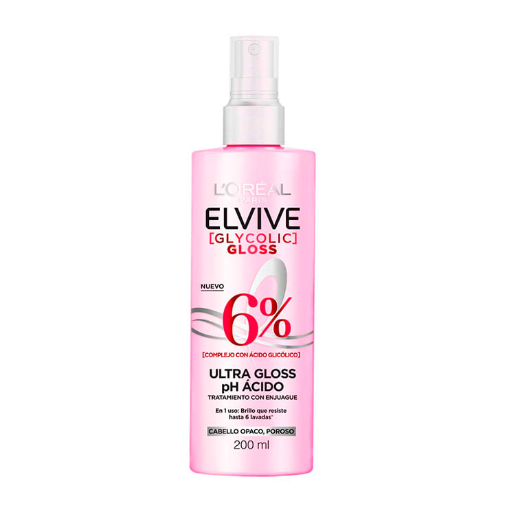 Acidifier Glycolic Gloss L'oreal Paris Elvive 200 ml