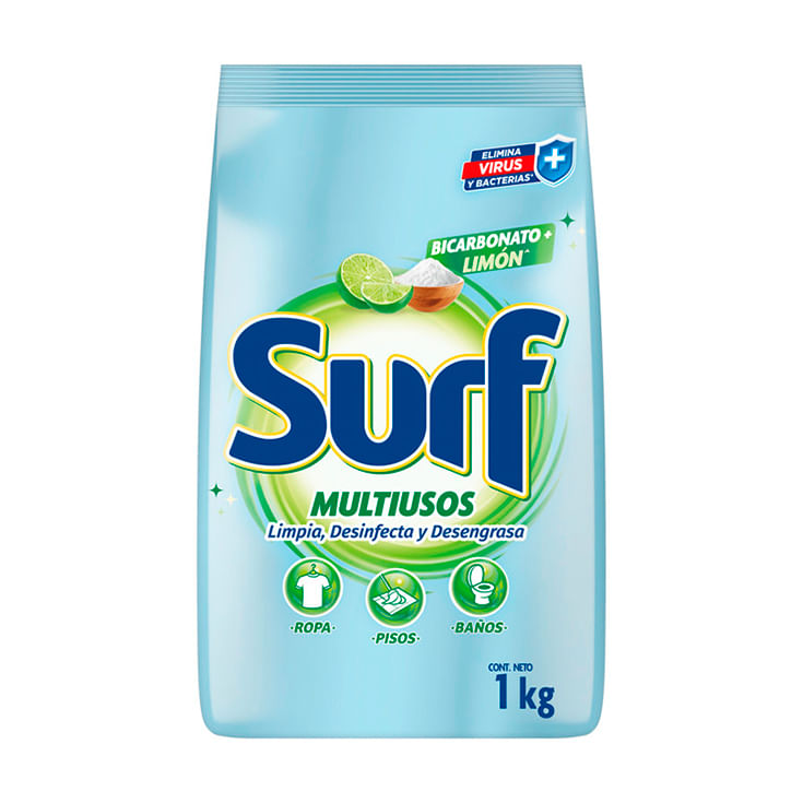 Detergnete Surf En Polvo Multiusos Limon 1 Kg.