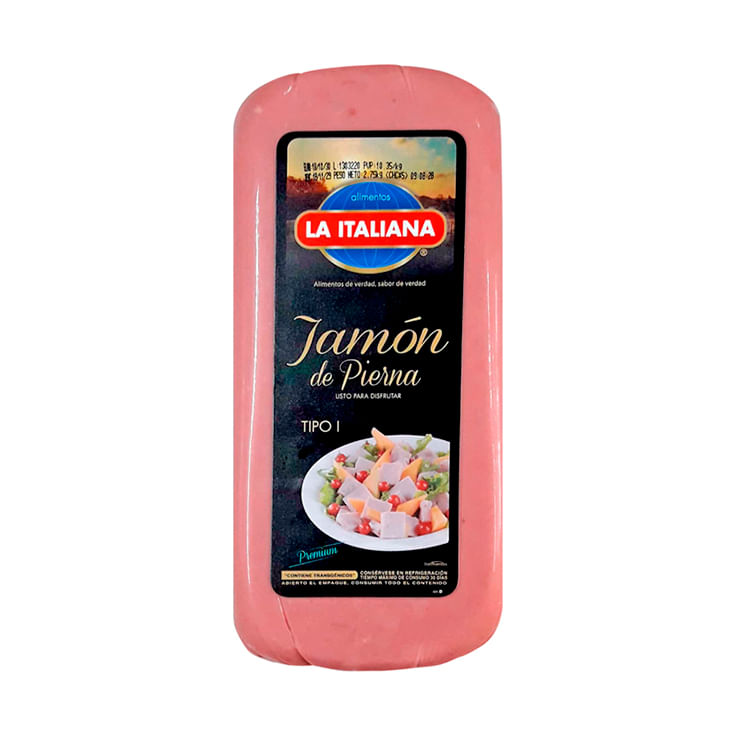 Jamon Pierna De Cerdo La Italiana Pza 2.75 Kg.