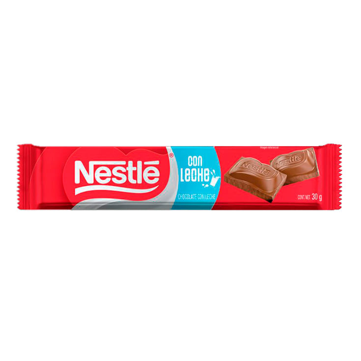 Tableta De Chocolate Con Leche Nestle 30 Gr