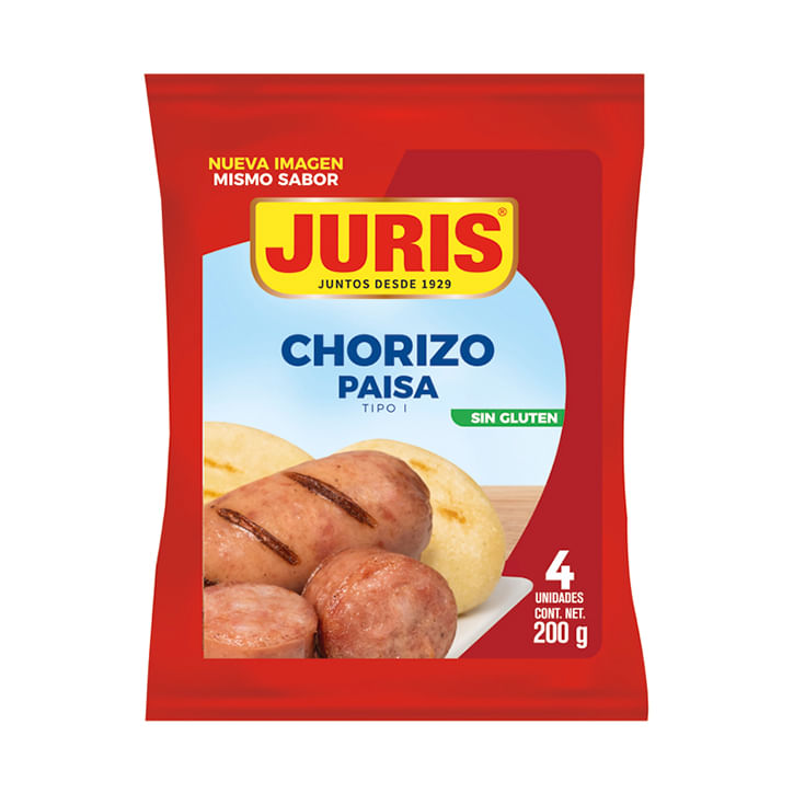 Chorizo Paisa Juris 200 Gr