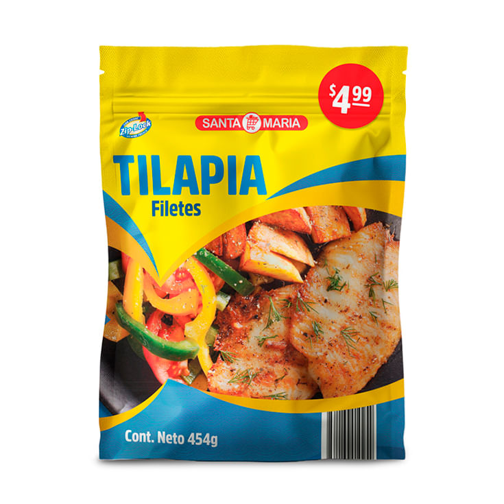 Fielte De Tilapia Santa Maria 454Gr