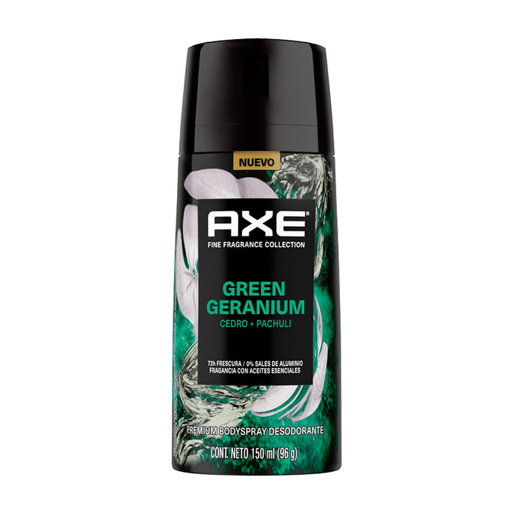 Desodorante En Aresol Green Geranium Axe 150ml