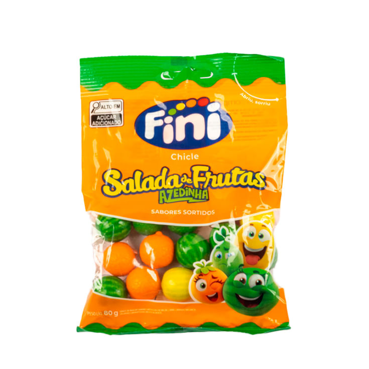 Chicle De Ensalada De Frutas Fini Sabores Surtidos 80gr