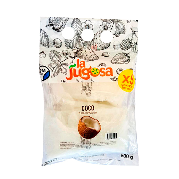 5 Bolos Sabor Coco La Jugosa C/U 100Gr