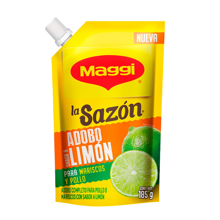 La Sazón Adobo De Limón Maggi Doy Pack 185 Gr