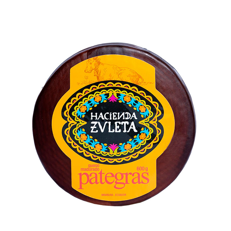 Queso Maduro Pategras Hacienda Zuleta 600gr