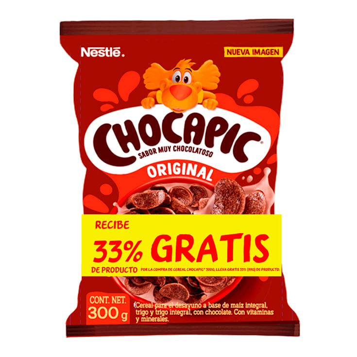 Chocapic Cereal Bolsa 300 Gr Gratis 33% De Producto