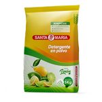 Detergente Polvo Limon Santa Maria 5 Kg.