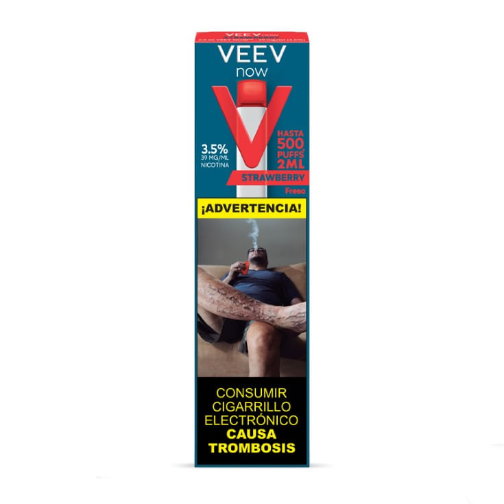 Cigarrillo Electronico Strawberry Veev 2ML