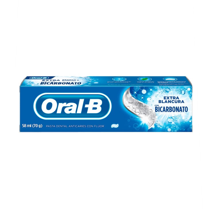 Pasta Dental Oral-B Extra Blancura Bicarbonato 58Ml