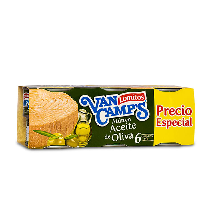 Van camps oliva 6pack 80gr c/u