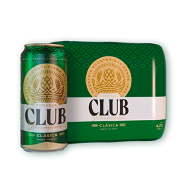 Cerveza Lata Sixpack Club 269ML