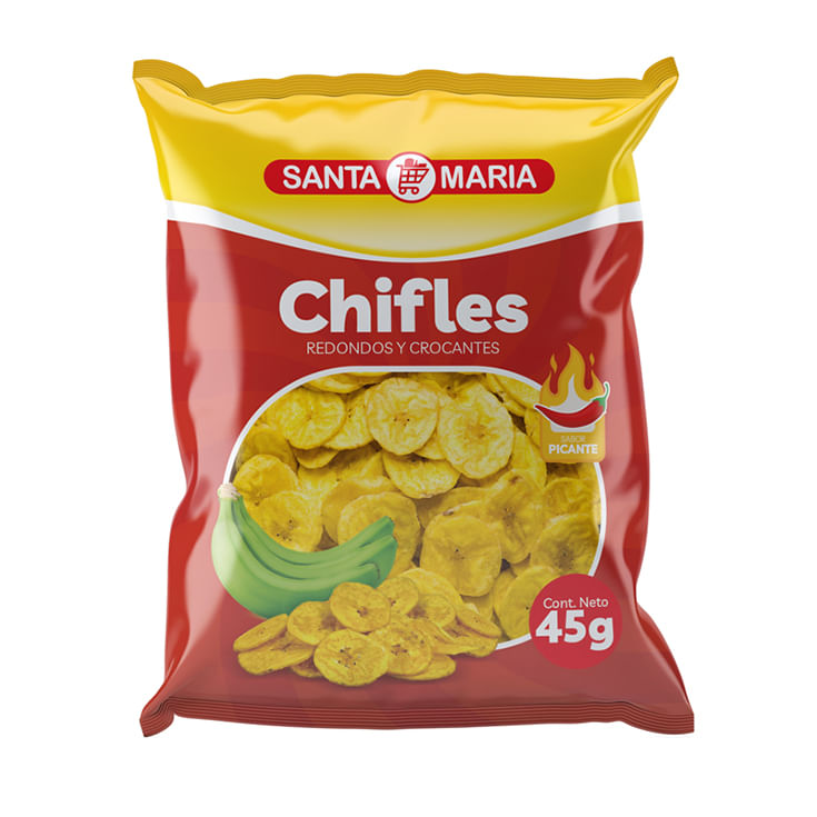 Chifle Redondo Picante Santa Maria 45 Gramos