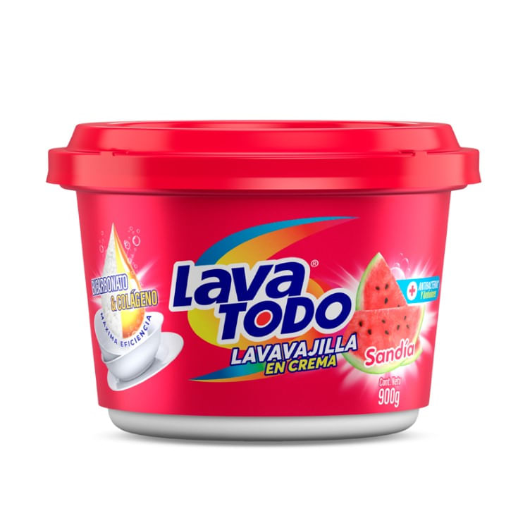 Lavavajilla Lavatodo Crema Sandia 900 Gr.