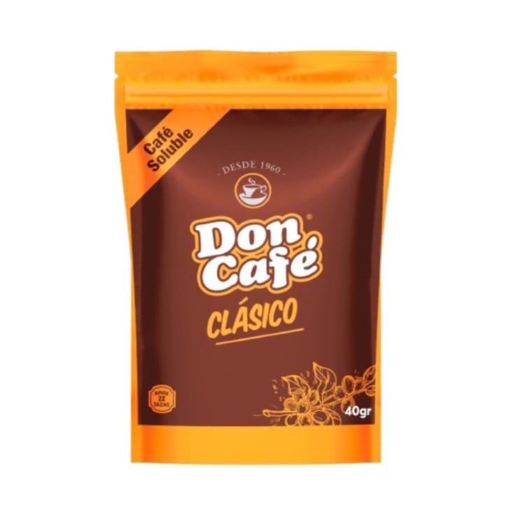 Don Café Soluble Clasico Sobre 40 Gr.