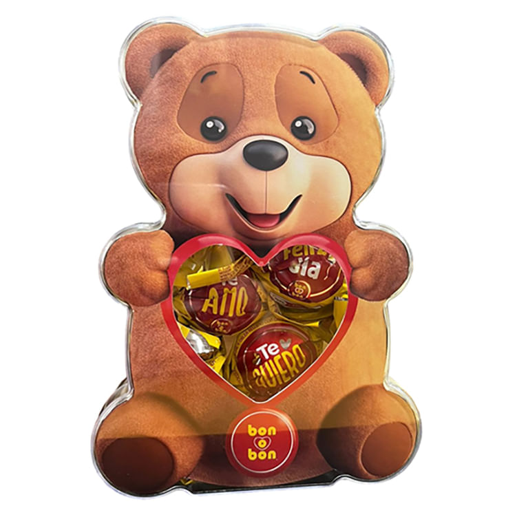 Bombon Relleno Chocolate Leche Bon O Bon Estuche Osito 135 Gr