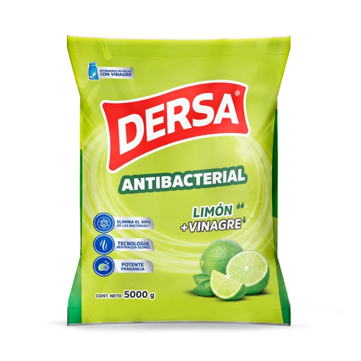 Dersa Detergente Polvo Limon 5 Kg.