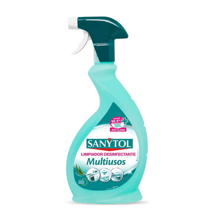 Limpiador Desinfectante Sanytol Multiusos Fresh Pistola 500 Ml.