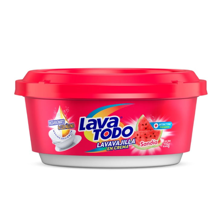 Avavajillas Lavatodo Sandia Crema 235 Gr.