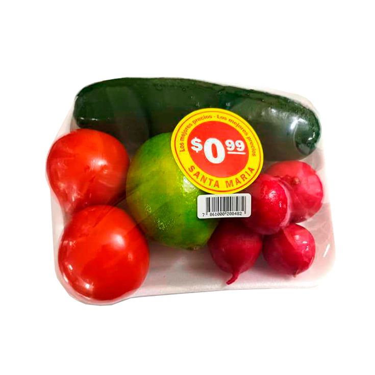 Amarilla Ensalada Mix Rabado/ Pepinillo Bandeja