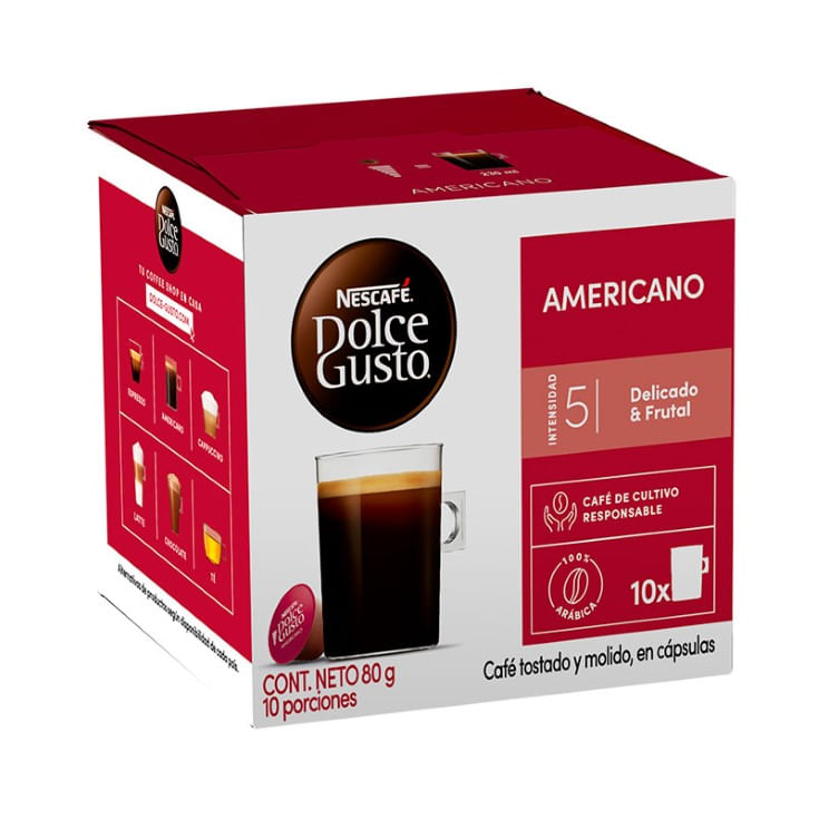 Nescafe Dolce Gusto Americano 10 Caps 80Gr.