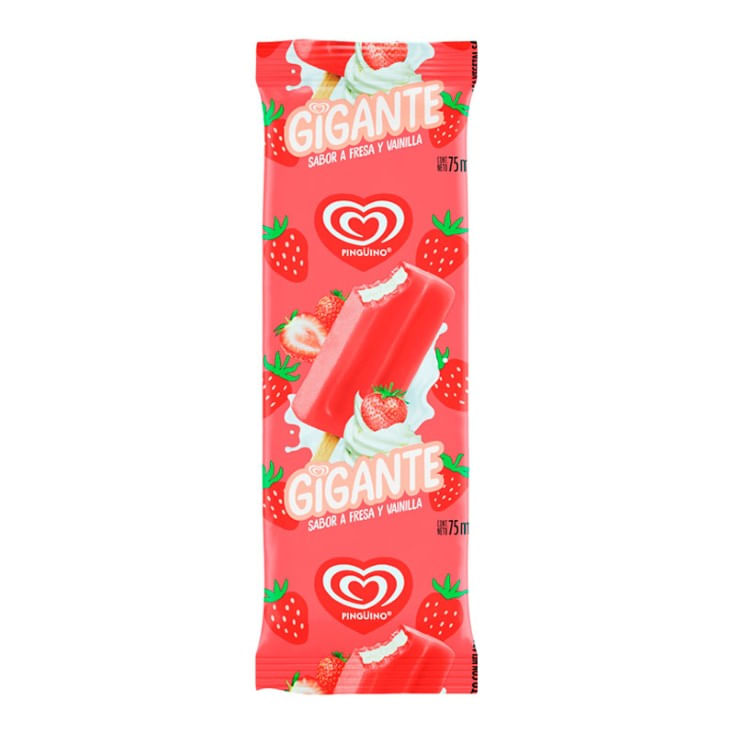 Gigante Fresa Vainilla Pinguino 75Ml