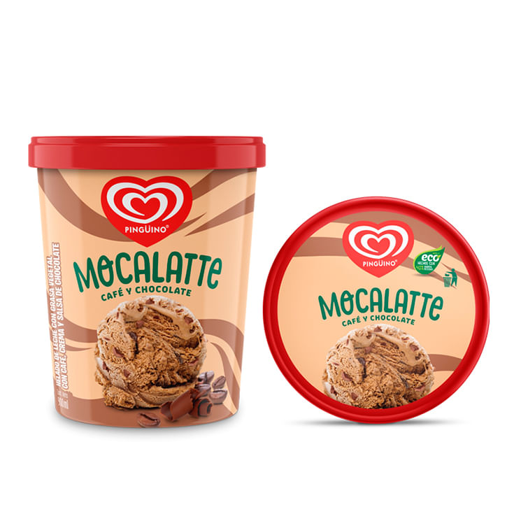 Helado Mocalatte Pingüino 900Ml