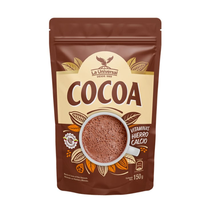 La Universal Cocoa En Polvo Azucarado 150 Gr.