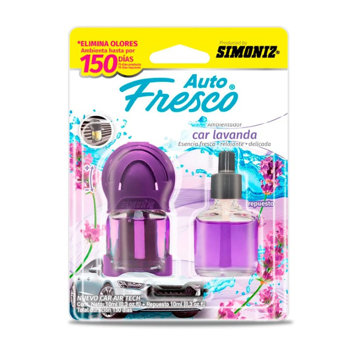 Simoniz Ambiental Car Airtech Car Lavanda 10Ml